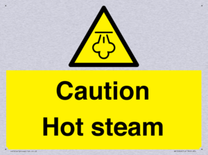 Caution Hot steam